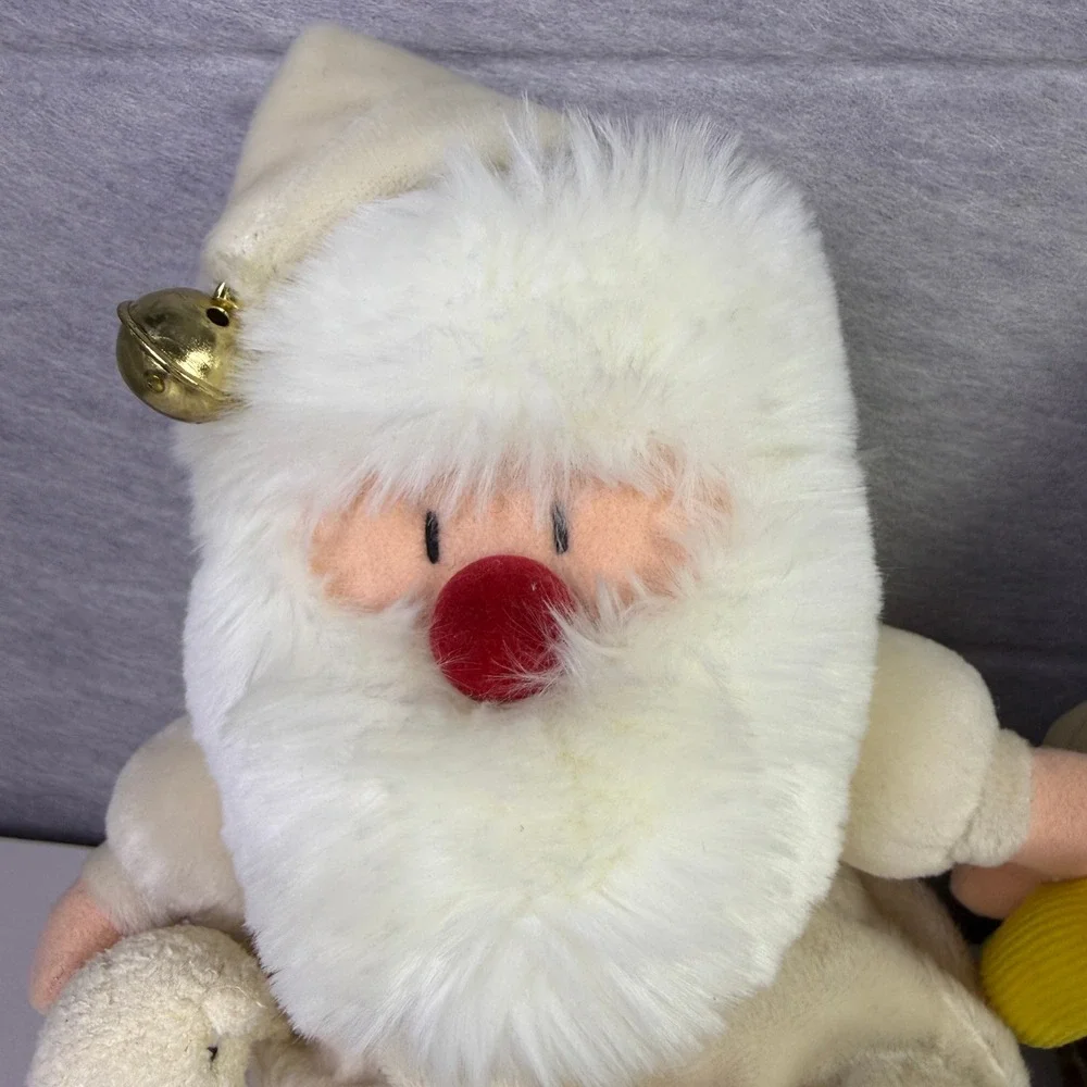 Set of 2 Christmas Gnomes Santa Ireland Germany Plush Stuffed Toys Festive Decor